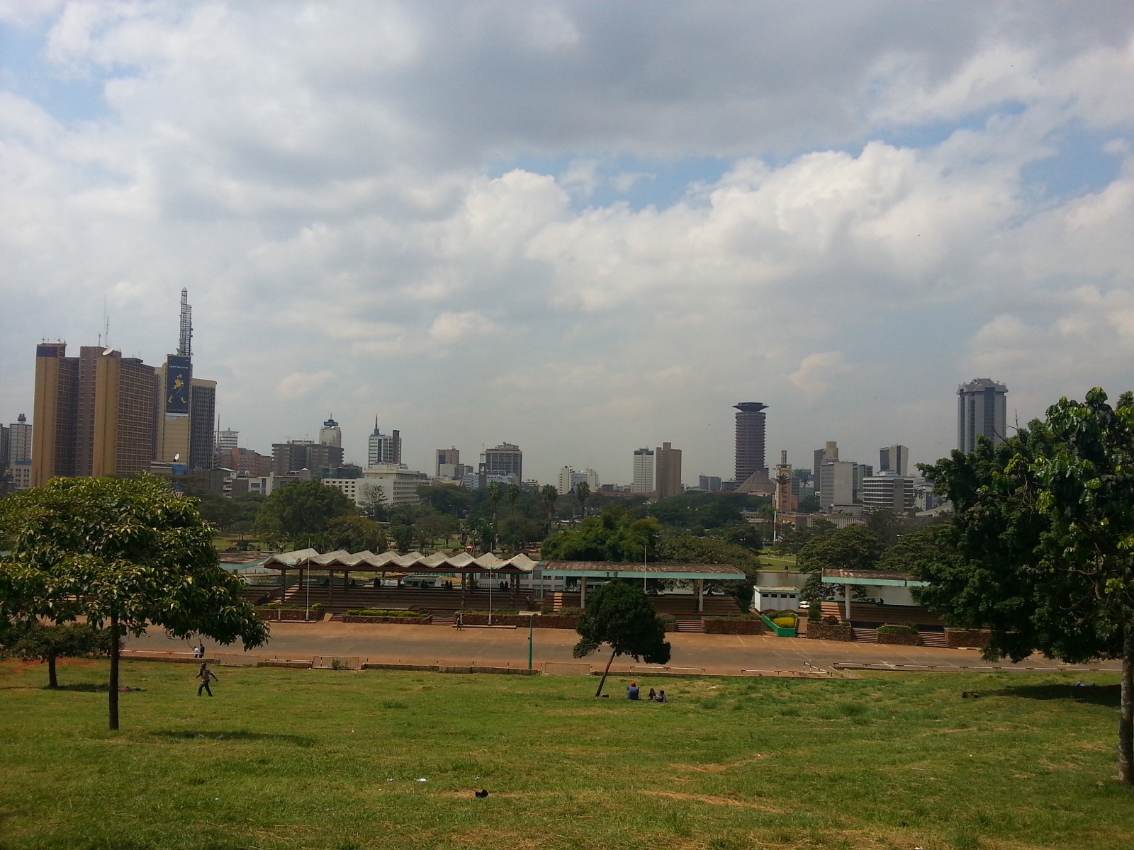 Nairobi city skyline